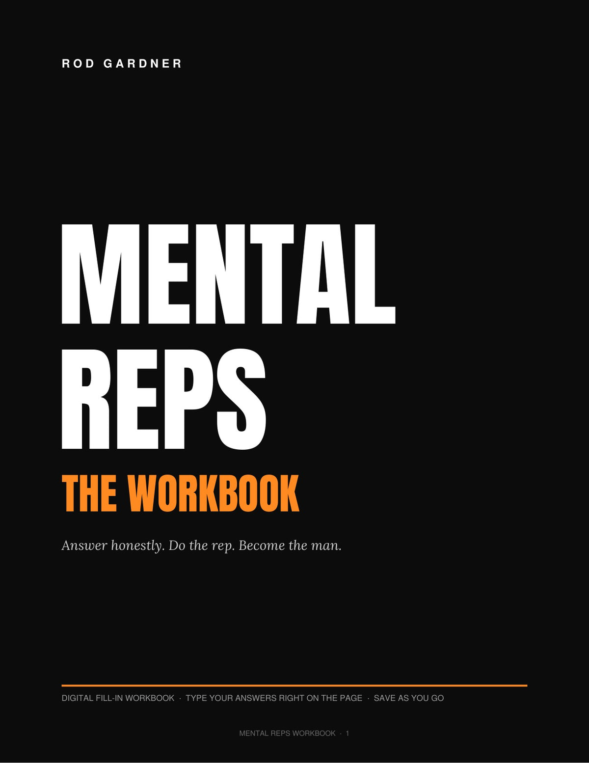 MENTAL REPS Workbook (Digital Fill-In)